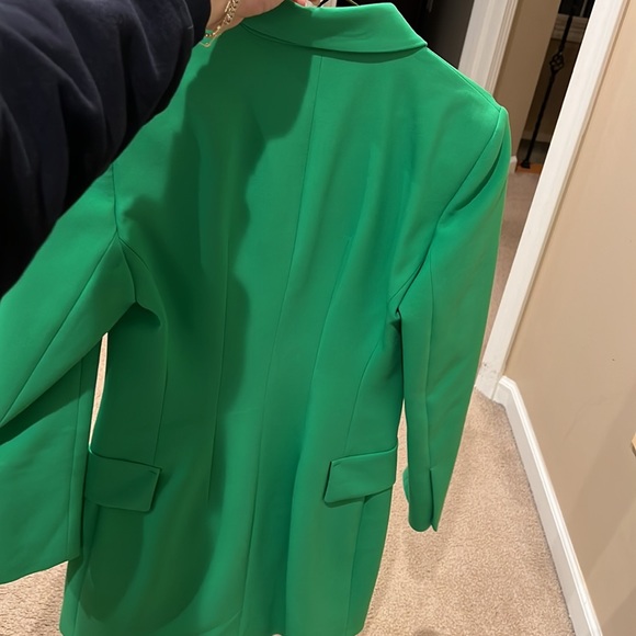 Zara Dresses Zara Green Blazer Dress Poshmark